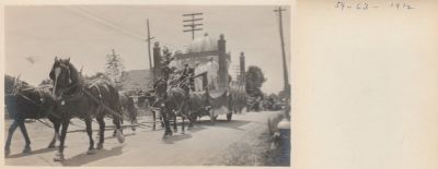 Abington, Massachusetts Parade, 1912

THIS HAS BEEN DONATED TO THE HISTORICAL SOCIETY OF OLD ABINGTON.

Abington Massachusetts Parade, 1912

(The Back has the Writing of 59-63-1912)

NOTE: The Photos are of very poor quality


