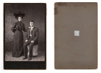 Click to view full size image
==============
Unidentified
This was Donated by Cheryl Webber/The Terry Girls Genealogy
This Cabinet Card Photo states: "For Eva Tysseling"
There is no location noted
Unidentified
This was Donated by Cheryl Webber/The Terry Girls Genealogy
This Cabinet Card Photo states: "For Eva Tysseling"
There is no location noted