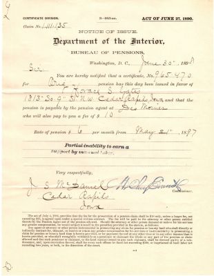 Horace Sanford Gates Sr.

This was Donated by Mary Muhlfeld

Civil War Document for Horace Sanford Gates Sr.
