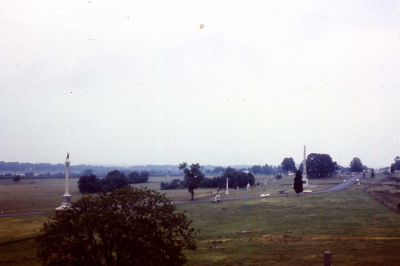 Gettysburg, Pennsylvania

This 35MM Slide States: "View from Penna Monument, Gettysburg, Pennsylvania, Summer 1961."
