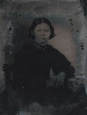 Mary Ann Adamson

This was Shared by Tammy Jorgensen.

This is a Tintype Photo of Mary Ann Adamson (1847-1918)
