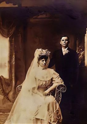 Margaret J. Baumann Gaspers & Michael Henry Gaspers Sr.

This was shared by Jacque Callis.

This Cabinet Card Photo is a Wedding Photo of Margaret J Baumann Gaspers & Michael Henry Gaspers Sr.
