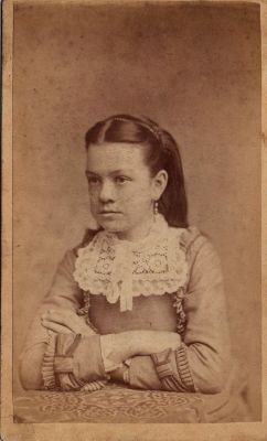 Click to view full size image
==============
Alice Keith
This was Shared by Paul Skipper.
This CdV Photograph States: "Alice Keith daughter of Chas. Keith taken about 1878".
The Photographers name is "Hoard & Tenney's", Winona, Minnesota.
Alice Keith
This was Shared by Paul Skipper.
This CdV Photograph States: "Alice Keith daughter of Chas. Keith taken about 1878".
The Photographers name is "Hoard & Tenney's", Winona, Minnesota.