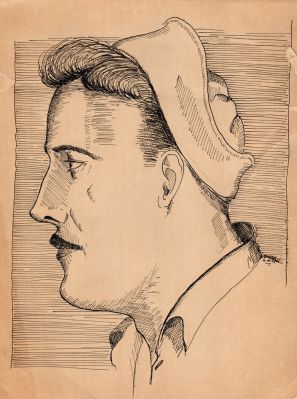 Robert David Rome Sr.

THIS HAS BEEN RETURNED TO FAMILY

This was Donated by Elaine Swan.

This is a hand drawing of Robert D. Rome Sr.
