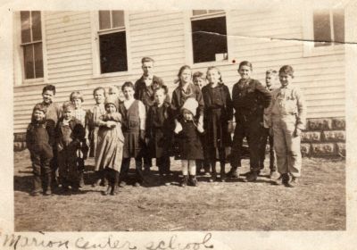 Marion Center School, 1921

THIS HAS BEEN DONATED TO THE HISTORICAL & GENEALOGICAL SOCIETY OF INDIANA COUNTY OF INDIANA, PENNSYLVANIA.

This was Donated by Elaine Swan.

This Photo States: "Marion Center School"
