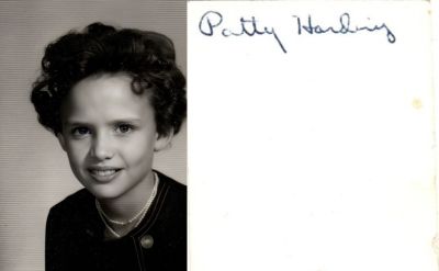 Patty Harding

This small photo states: "Patty Harding"

