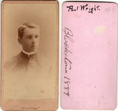 Paul Wright

This was Donated by Cheryl Webber/The Terry Girls Genealogy.

This Album is for Paul Wright. This Album will need further investigation as "Blackstone" could be a town or a school.
