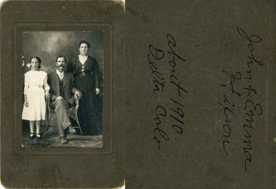 John R. Hixson & Family

This was Shared by Erin Bohannon.

This photo mounted on board states: "John & Emma Hixson. About 1910, Delta, Colorado.

John William Hixson was Born in 1857 & Died in 1920 In Idaho.



