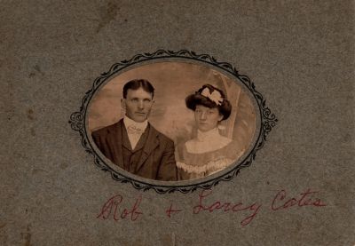 Robert L. Cates & Larcy B. Wood Cates

THIS HAS BEEN RETURNED TO FAMILY

This was Donated by Beth McMahon

This photo mounted on board states: "Rob & Larcy Cates"
