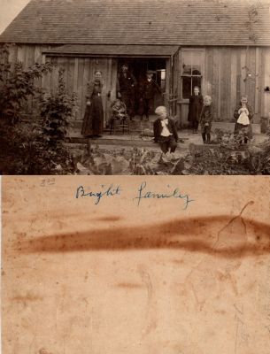 Click to view full size image
==============
The Bright Family
This was Donated by by Cheryl Webber/The Terry Girls Genealogy.
This photo mounted on board states: "Bright Family"
The Bright Family
This was Donated by by Cheryl Webber/The Terry Girls Genealogy.
This photo mounted on board states: "Bright Family"