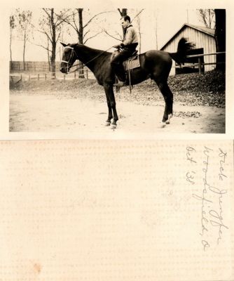 COL. Richard W. "Dick" Jungfer Jr.

This was Donated by Cheryl Webber/The Terry Girls Genealogy.

This photo states: "Dick Jungfer, Woodsfield, Ohio, October 1938"
