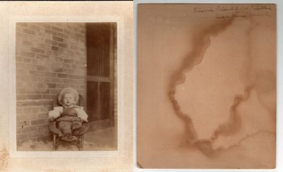 Flavel Blackfield Beattie

This was Donated by Paul Skipper

This photo mounted on board states: "Flavil Blackfield Beattie, age nine months"
