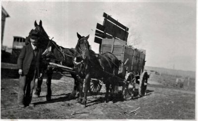 John Post

THIS HAS BEEN RETURNED TO FAMILY

This Photo States: "This is John & his team with a load of corn"


