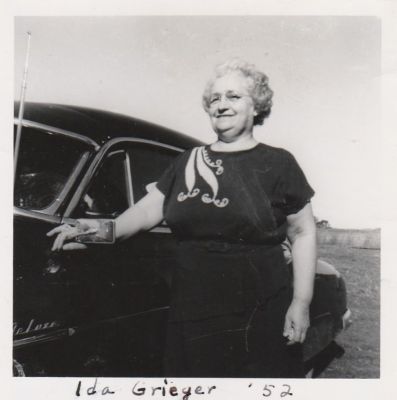 Ida Theresia Alvina Conrad Grieger

THIS HAS BEEN RETURNED TO FAMILY

This photo states: "Ida Grieger, '52"
