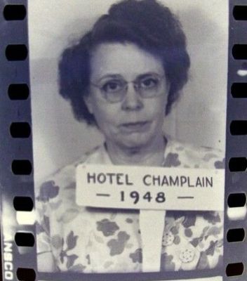 Unidentified

THIS HAS BEEN DONATED TO THE CLINTON COUNTY HISTORICAL ASSOCIATION.

Unidentified Employee for the Hotel Champlain in Plattsburgh New York in 1948
