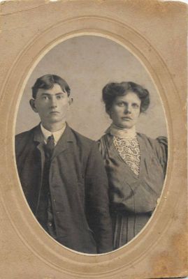 Click to view full size image
==============
Thomas Archibald Smith Sr. & Laura Missouri Lee Smith
THIS HAS BEEN RETURNED TO FAMILY
This photo mounted on board states: "Arch and Laura Smith"
Taken in Buffalo, Leon, Texas
Thomas Archibald Smith Sr. & Laura Missouri Lee Smith
THIS HAS BEEN RETURNED TO FAMILY
This photo mounted on board states: "Arch and Laura Smith"
Taken in Buffalo, Leon, Texas