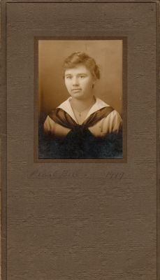 Pearl Bell

This photo states: "Pearl Bell, 1917"
