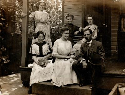 Mrs. Harry W. "Clara" Rose & Unidentified

Mrs. Harry W. "Clara" Rose is in the center of the back row. The rest are unidentified.


