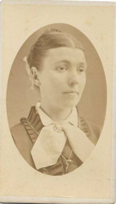 Nannie Margaret Alexander

THIS HAS BEEN RETURNED TO FAMILY

This CdV Photograph States: "Aunt Nannie Alexander"

The Photographers name is "H. S. Stephens", Rushville, Indiana
