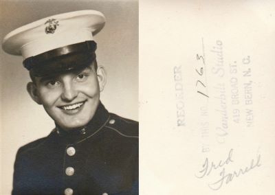 Fred Farrell

THIS HAS BEEN RETURNED TO FAMILY

This Photo States: "Fred Farrell"

The Photographers name is "Vanderbilt Studio", 419 Broad Street, New Bern, North Carolina.
