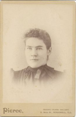 Olive G. Burr

THIS HAS BEEN RETURNED TO FAMILY

This is a Cabinet Card Photo of "Olive G. Burr"

The Photographers name is "Pierce", Ground Floor Gallery, E Main Street, Bushnell, Illinois
