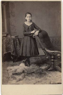 Florence Ellen Burr

THIS HAS BEEN RETURNED TO FAMILY

This Cabinet Card Photo is of "Ellen F. Burr"
Taken 1887/1888

The Photographers name is "E. P. Libby", La Harpe, Illinois

NOTE: This is Florence Ellen (Ellen F.) Burr who was the daughter of Jarvis N Burr. She went by Ella / Ellen in census records. That is why the Cabinet Card Photo is labeled Ellen F. Burr.
