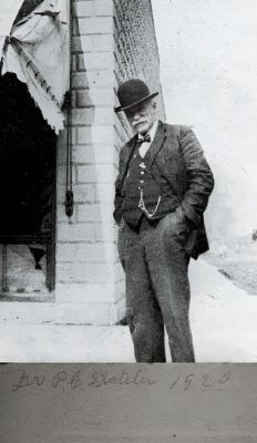 Parley C. Stateler, Veterinary Doctor

THIS HAS BEEN RETURNED TO FAMILY

This photo mounted on board states: "Dr. P. C. Stateler, 1920"


