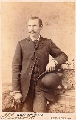 Click to view full size image
==============
Andrew Charles Brose
THIS HAS BEEN RETURNED TO FAMILY
This Cabinet Card Photo States: "Andrew Brose"
The Photographers name is "Thomson", Kansas City, Missouri
Andrew Charles Brose
THIS HAS BEEN RETURNED TO FAMILY
This Cabinet Card Photo States: "Andrew Brose"
The Photographers name is "Thomson", Kansas City, Missouri
