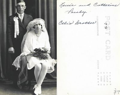 Louis A. Pauly & Catherine Hecker Pauly

THIS HAS BEEN RETURNED TO FAMILY

This Real Photo Postcard (RPPC) States: "Louie and Catherine Pauly. Celis brother"

NOTE: Louis A. Pauly died in Minnesota & was buried in North Dakota.
