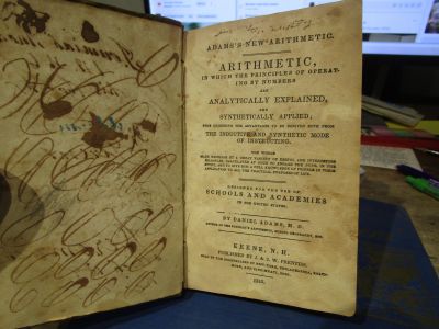 Jeremiah B. Mock Arithmetic Book

This 1842 Arithmetic Book belonged to Jeremiah B. Mock. Jeremiah owned the book in 1846.
