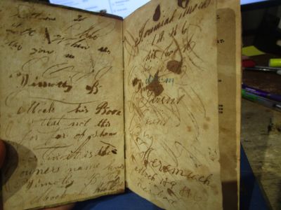 Jeremiah B. Mock Arithmetic Book

This 1842 Arithmetic Book belonged to Jeremiah B. Mock. Jeremiah owned the book in 1846.
