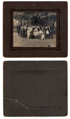 Harry E. Walborn & Minnie Alice Yocum Walborn Wedding 

This was Donated by Bev Nohr

This photo mounted on board states: "Harry & Minnie Wedding"



