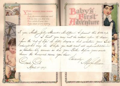 John Alexander McKibbin

THIS HAS BEEN RETURNED TO FAMILY

This was Donated by Cheryl Webber/The Terry Girls Genealogy

"Our Baby's Own Book" for John Alexander McKibbin (1907-1978)
