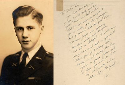 Click to view full size image
==============
"Grey"
This is a Military Photo from the 1943 Graduating Class of Peekskill Military Academy of Peekskill, New York.
I have 10 Graduating Photos. They are all addressed to a person named "Tom". This photo was signed by a officer named "Grey"
"Grey"
This is a Military Photo from the 1943 Graduating Class of Peekskill Military Academy of Peekskill, New York.
I have 10 Graduating Photos. They are all addressed to a person named "Tom". This photo was signed by a officer named "Grey"