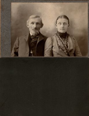 Hector Pence & First or Second Wife?

Unidentified Cabinet Card Photo in the Hector Pence Family Album.

This may be Hector Pence & either his first wife or his second wife.

The Photographer was in Rockville, Indiana.
