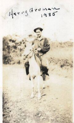 Harry Gruman

THIS HAS BEEN RETURNED TO FAMILY

Panama Canal Zone Circa 1935

Soldier Harry Gruman from the US Army 11th Engineer Corps who was stationed in the Panama Canal zone in 1934-1936.
