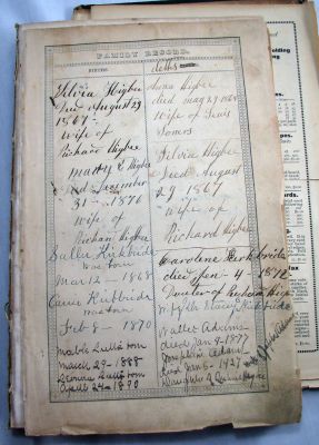 Richard Higbee Bible

This was Shared by Cheryl Webber.

Richard Higbee Bible
