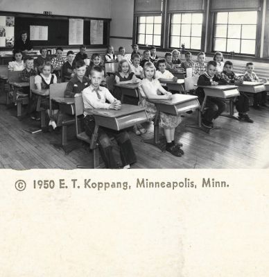 Unidentified

Unidentified Classroom Photo Donated by Anne McManus.

The Photographer's name is "E. T. Koppang", Minneapolis, Minnesota.

Photo Taken in 1950.
