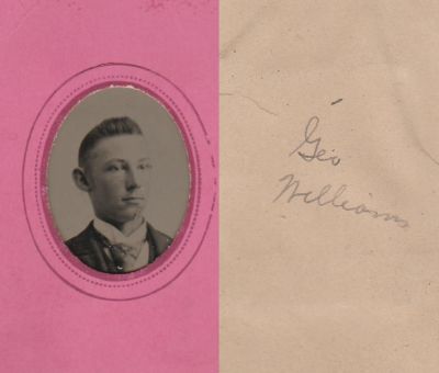 Geo. Williams

This Tintype Photo States: "Geo. Williams"
