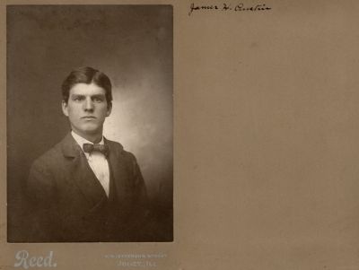 James H. Austin

THIS HAS BEEN RETURNED TO FAMILY

This Cabinet Card Photo States: "James H. Austin"

The Photographers name is "Reed", Joliet, Illinois.
