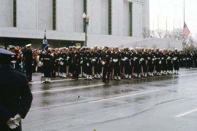 Click to view full size image
==============
Dwight D. Eisenhower Funeral, 1969
THIS HAS BEEN DONATED TO DWIGHT D. EISENHOWER MUSEUM.
This was Donated by Lynn Sochurek Ammirato.
This has been Identified as scenes from Dwight D. Eisenhower's Funeral.
The Slide is Dated April 1969.
 Dwight D. Eisenhower Funeral, 1969
THIS HAS BEEN DONATED TO DWIGHT D. EISENHOWER MUSEUM.
This was Donated by Lynn Sochurek Ammirato.
This has been Identified as scenes from Dwight D. Eisenhower's Funeral.
The Slide is Dated April 1969.