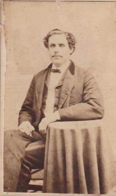 Henry Brooks

This was Shared by Paul Skipper.

This CdV Photograph States: "Henry Brooks", Brother to Grandma Hall.

Henry Gilbert Brooks Date of Birth was 2 December 1841 in Pittsburg, Massachusetts. Henry Died on 8 July 1881 in Pittsburg, Massachusetts. Henry Gilbert Brooks was the son of Samuel and Harriet Brooks. His occupation was a Harness Maker.
