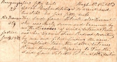 Jane Silcott VS. Caleb Artemis Penn

This was Donated by a Anonymous Donor.

This is part of the court documents for the court case of Jane Silcott VS. Caleb Artemis Penn on the paternity of Jane Silcott's unborn baby

Date of Document is 19 December 1848

