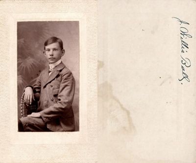 Click to view full size image
==============
J. Willis Ball
This photo mounted on board states: "J. Willis Ball"
There is no location noted.
J. Willis Ball
This photo mounted on board states: "J. Willis Ball"
There is no location noted.