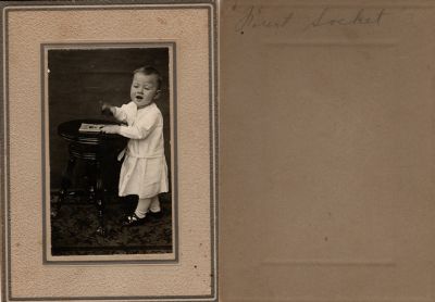 Forster Griffith Sockett

THIS HAS BEEN RETURNED TO FAMILY

This was Donated by Rita Wade

This Photo States: "Forest Socket"

NOTE: This has been ID'D as Forster Griffith Sockett.

