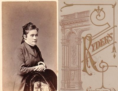 Unidentified

THIS HAS BEEN DONATED TO THE JAMES A. GARFIELD NATIONAL HISTORICAL MUSEUM

This was Donated by Jessica Quiroz

Unidentified CdV Photograph.

The Photographers name is "Ryder's", Cleveland, Ohio. 
