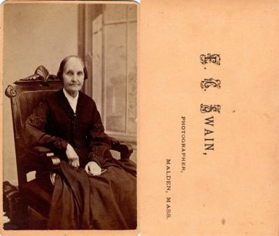 Unidentified

Unidentified CdV Photograph

The Photographers name is "Swain", Malden, Massachusetts
