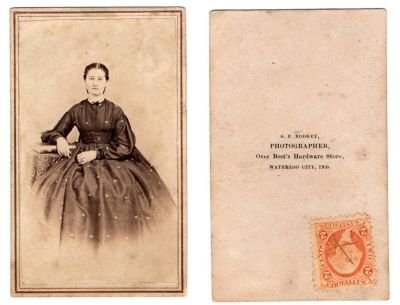 Unidentified

This was Donated by Denise Ayers

Unidentified CdV Photograph

The Photographers name is "S. F. Rodkey", Waterloo City, Indiana
