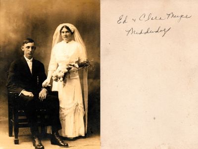 Heinrich Edward “Ed” Middendorf & Maria Clara Meyer Middendorf

THIS HAS BEEN RETURNED TO FAMILY

This Photo States: "Ed & Clara Meyer Middendorf"
