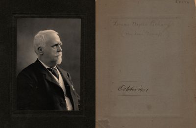 Thomas Myers Richards

This was Donated by Mark Petzel.

This photo mounted on board states: "Thomas Myers Richards, (my dear gramp, October 1901"
